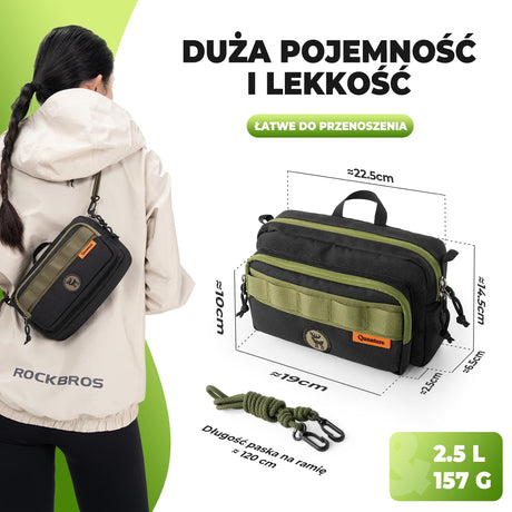 Qunature Qunature Wielofunkcyjna Torba Sportowa 2.5L - H78 Torba na ramię