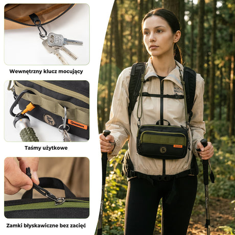 Qunature Qunature Wielofunkcyjna Torba Sportowa 2.5L - H78 Torba na ramię