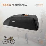 Qunature Qunature Torba na Górną Rurę Ramy – Pojemność 1L do Bikepackingu Torby na ramę