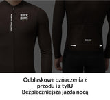 ROAD TO SKY Koszulka Rowerowa Męska z Długim Rękawem na Wiosnę i Lato