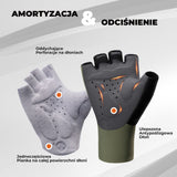 ROAD TO SKY ROAD TO SKY Rękawiczki Rowerowe Z Krótkimi Palcami Typ Szosowy, Wzmocnione-TLS006 Rękawiczki