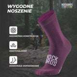ROAD TO SKY Skarpetki Rowerowe Amortyzujące O Średniej Długości