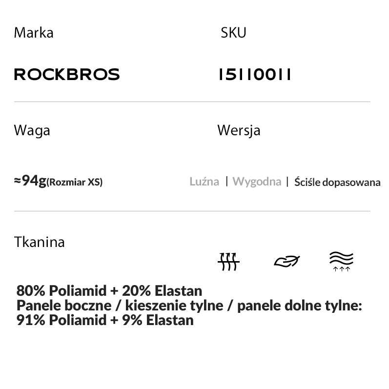 ROCKBROS ROAD TO SKY Damska Koszulka Kolarska z Krótkim Rękawem do Rowerów MTB i Szosowych Koszulki
