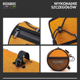ROAD TO SKY Torby na Kierownicę Rowerową Wodoodporna Odblaskowa Stabilna 1,5L-Pomarańczowy