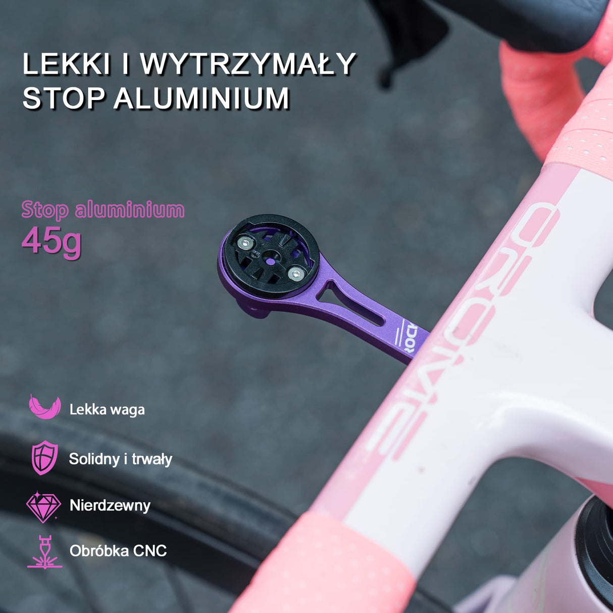 Aero Uchwyt na Licznik Rowerowy Wyposażony w Garmin/Bryton/Wahoo-FK-307