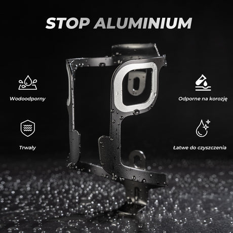 ROCKBROS Aluminiowy Koszyk na Bidon Ultra Lekki i Wytrzymały-BBC2504 Uchwyty na bidon