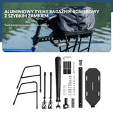 Bagażnik Rowerowy Wykonany Z Regulowane Szybkozamykacz Z Błotnikiem-RBHJ-1