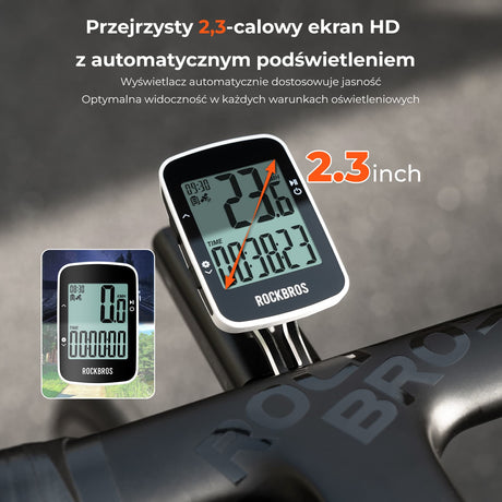 ROCKBROS Bezprzewodowy Licznik Rowerowy R1 Licznik