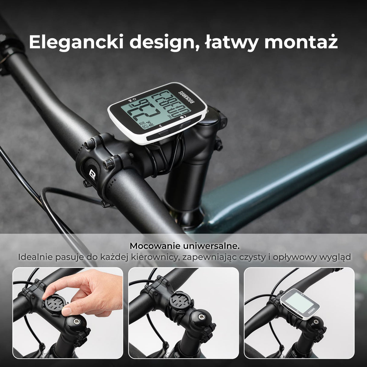 ROCKBROS Bezprzewodowy Licznik Rowerowy R1 Licznik