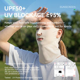 ROCKBROS Maska Rowerowa Ice Silk UPF50+ Osłony twarzy