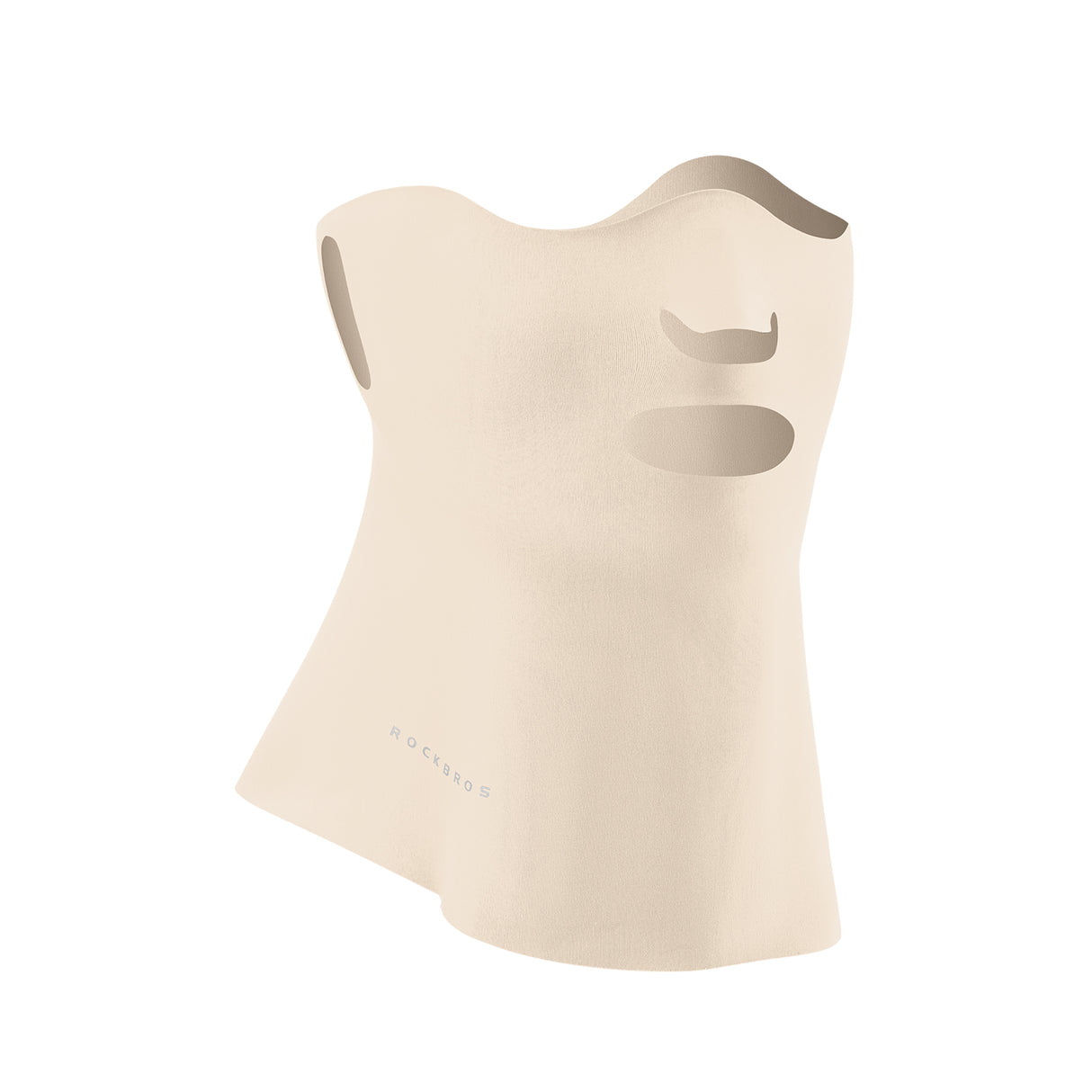 ROCKBROS Maska Rowerowa Ice Silk UPF50+ Osłony twarzyBeżowy