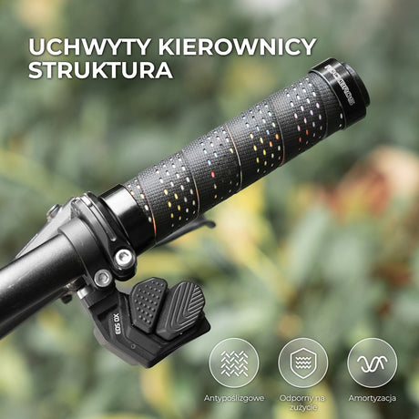 ROCKBROS Chwyty Rowerowe 22,2 mm z Podwójną Blokadą-GR0112 Rączki rowerowe