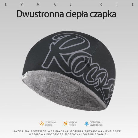 ROCKBROS Dwustronna Ciepła Czapka z Dzianiny Kaszmirowej-YDM001 Kominiarki
