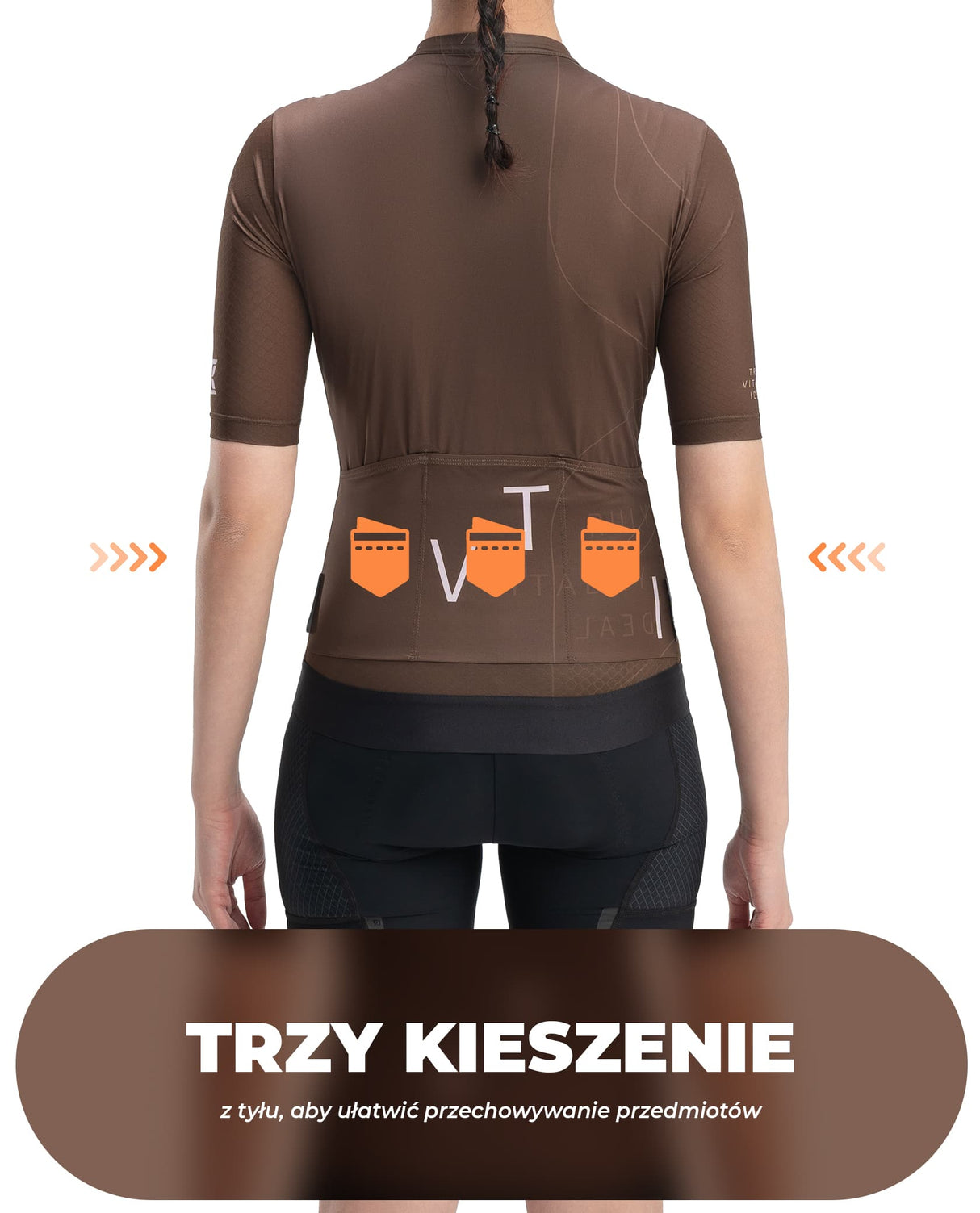 ROCKBROS Damska Koszulka Rowerowa Termoaktywna Szybkoschnąca Koszulki