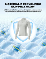 ROCKBROS Damska Bluza Rowerowa Z Kapturem UPF 50+ -YPW078-1 Koszulki