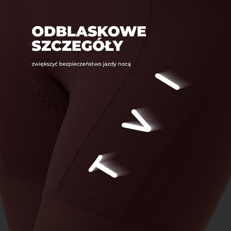ROCKBROS TVI Damskie Spodenki Rowerowe Na Szelkach Z Klamrą Magnetyczną-YDDK011 Spodenki rowerowe na szelkach