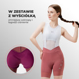 ROCKBROS TVI Damskie Spodenki Rowerowe Na Szelkach Z Klamrą Magnetyczną-YDDK011 Spodenki rowerowe na szelkach