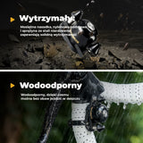 ROCKBROS Dual Hammer Bike Bell – Głośny, podwójny dzwonek rowerowy dla dzieci i dorosłych-Czarny