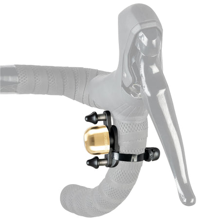 ROCKBROS Dual Hammer Bike Bell – Głośny, podwójny dzwonek rowerowy dla dzieci i dorosłych-Czarnyzloty