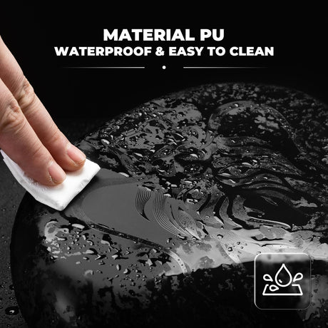 ROCKBROS ROCKBROS Duże, wygodne, ergonomiczne siodełko rowerowe, siodełko rowerowe MTB szosowe dla mężczyzn i kobiet, amortyzująca i wodoodporna poduszka, 27x26cm Siodełka rowerowe