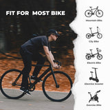 ROCKBROS ROCKBROS Duże, wygodne, ergonomiczne siodełko rowerowe, siodełko rowerowe MTB szosowe dla mężczyzn i kobiet, amortyzująca i wodoodporna poduszka, 27x26cm Siodełka rowerowe