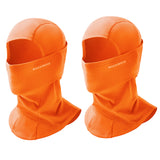 ROCKBROS Zestaw 2 szt. Kominiarka Jesienno-Zimowa Wiatroszczelna Przeciwpyłowa Oddychająca Jeden Rozmiar-LF7345 KominiarkiPomarańczowy