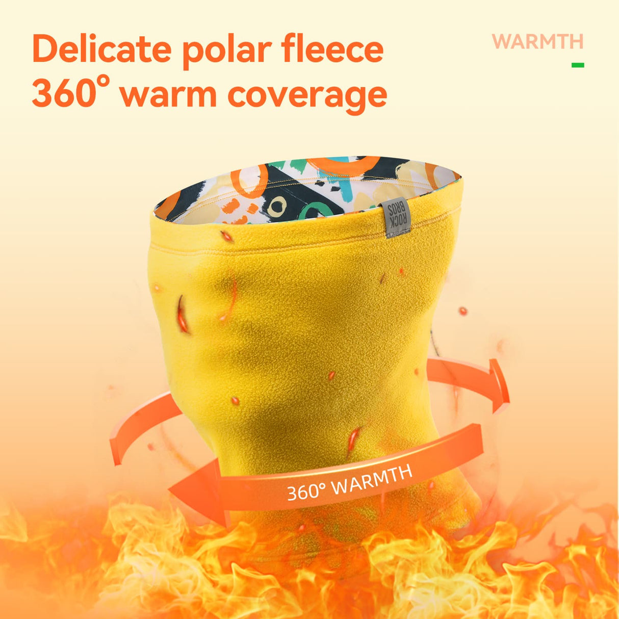 ROCKBROS Dziecięcy Dwustronny Komin Sportowy Rower/Outdoor Osłony twarzy