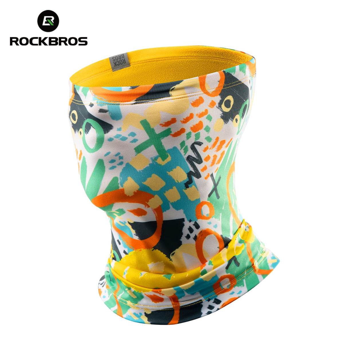 ROCKBROS Dziecięcy Dwustronny Komin Sportowy Rower/Outdoor Osłony twarzyŻółty