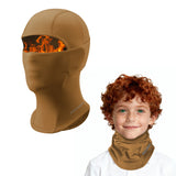 ROCKBROS Dziecięca Kominiarka Zimowa Wiatro-LF8734 KominiarkiBrązowy