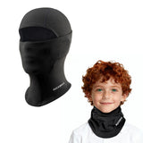 ROCKBROS Dziecięca Kominiarka Zimowa Wiatro-LF8734 KominiarkiCzarny