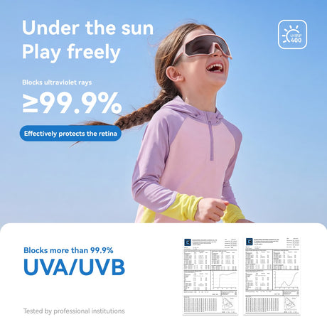 ROCKBROS Dziecięce Okulary Sportowe Inteligentna Ochrona Wzroku i Komfort-SP383 Okulary i gogle