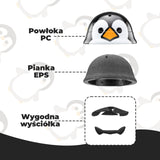 ROCKBROS Dziecięcy Kask Rowerowy Lekki, Regulowany i Bezpieczny Pasuje do Obwód Głowy 48-52 cm