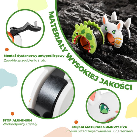 ROCKBROS Dzwonek Rowerowy dla Dzieci Na Kierownice 22,2–25,4 mm do 100 dB-LD-K1 Dzwonki