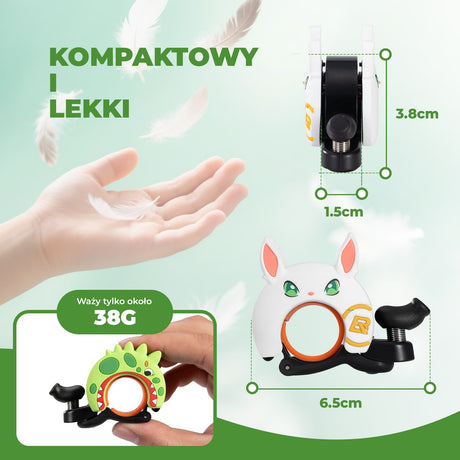 ROCKBROS Dzwonek Rowerowy dla Dzieci Na Kierownice 22,2–25,4 mm do 100 dB-LD-K1 Dzwonki