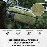 ROCKBROS Ekologiczna Tyvek® Torby na Kierownicę 2-w-1 Pojemność 1,5 L-DB001 Torby na kierownicę