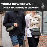 ROCKBROS Ekologiczna Tyvek® Torby na Kierownicę 2-w-1 Pojemność 1,5 L-DB001 Torby na kierownicę