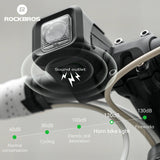 ROCKBROS Elektryczny Klakson i Przednia Lampa 2-w-1 – SKL01 Światła rowerowe