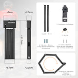 ROCKBROS Składane Zabezpieczenie Roweru 104 cm Zapięcia