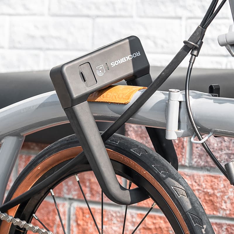 ROCKBROS Inteligentna Blokada Rowerowa w Kształcie Litery U z NFC-RBNS1 Zapięcia