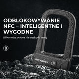 ROCKBROS Inteligentna Blokada Rowerowa w Kształcie Litery U z NFC-RBNS1 Zapięcia