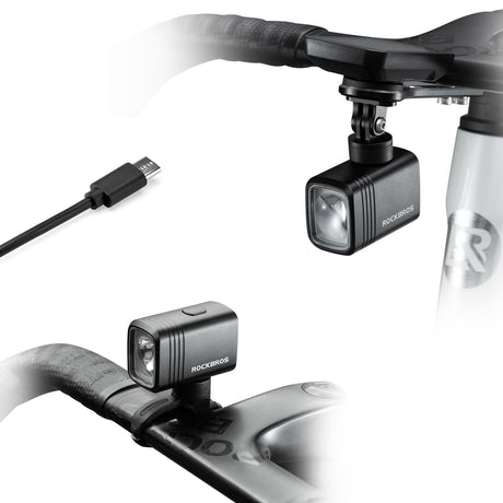 ROCKBROS Przednie Światło Rowerowe 1000 lm z Cyfrowym Wyświetlaczem-M6 Światła rowerowe