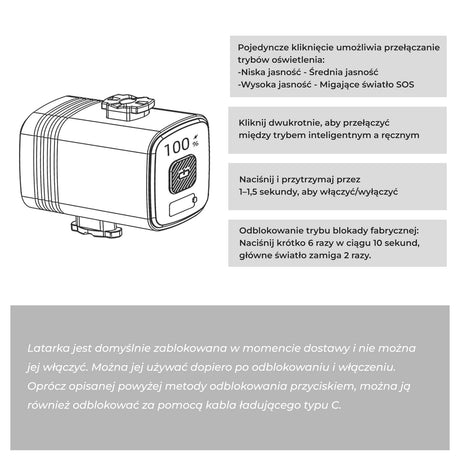 ROCKBROS Przednie Światło Rowerowe 1000 lm z Cyfrowym Wyświetlaczem-M6 Światła rowerowe