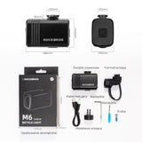 ROCKBROS Przednie Światło Rowerowe 1000 lm z Cyfrowym Wyświetlaczem-M6 Światła rowerowe