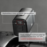 ROCKBROS Przednie Światło Rowerowe 1000 lm z Cyfrowym Wyświetlaczem-M6 Światła rowerowe