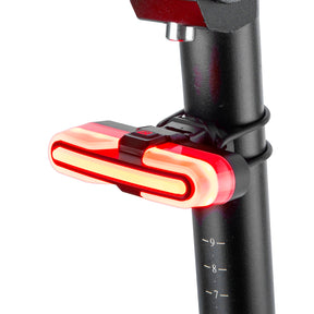 ROCKBROS Tylna Lampka Rowerowa USB Z Czujnikiem Hamowania 5 Trybów-REX02 Światła rowerowe