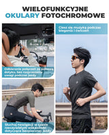 ROCKBROS Inteligentne Okulary Rowerowe Bluetooth Polaryzacyjne / Fotochromowe-SP251 Okulary i gogle