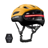 ROCKBROS Kask ze Zdalnie Sterowanym Światłem Tylnym-ZK-031 KaskiŻółty