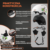 ROCKBROS Qunature Kask Narciarski z Ochraniaczami i Nausznikiem dla Kobiet i Mężczyzn-S-313 Kaski