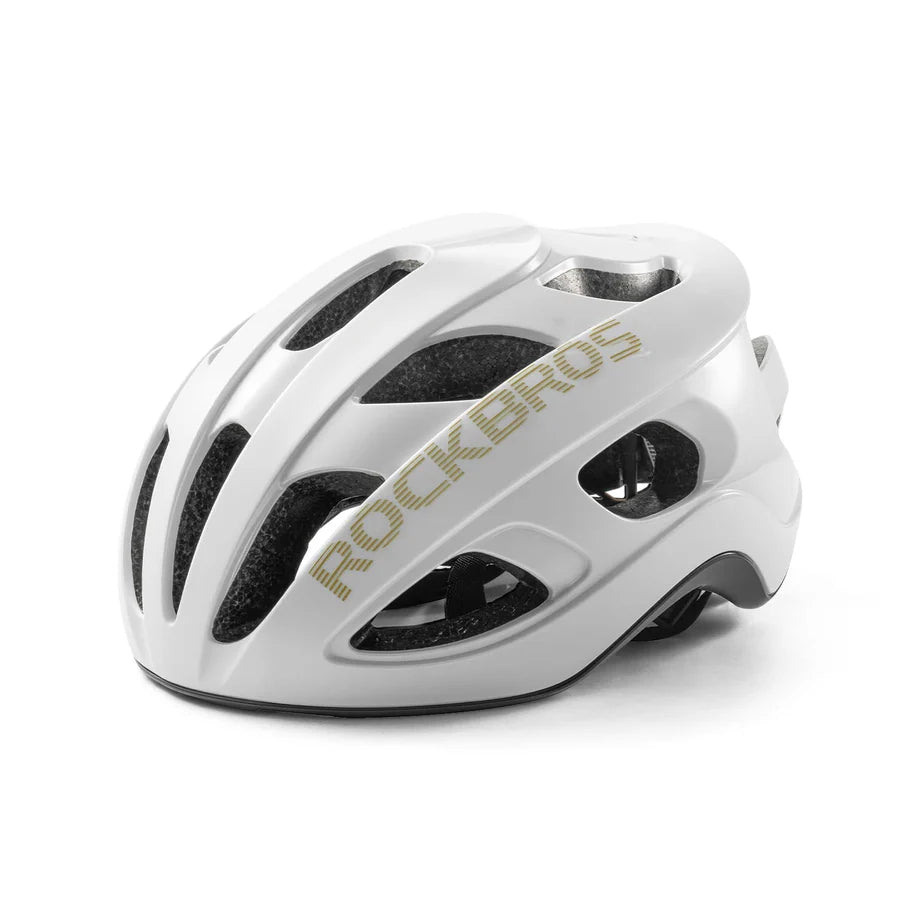 ROCKBROS Kask Rowerowy Lekki I Antybakteryjny Z Regulacją Obwodu Głowy 58-62cm-LK-66 KaskiBłyszcząca biel Regulowany (58-62cm)