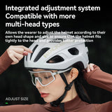 ROCKBROS Kask Rowerowy Lekki I Antybakteryjny Z Regulacją Obwodu Głowy 58-62cm-LK-66 Kaski